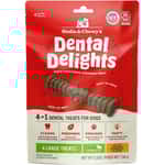 Stella and Chewy Stella & Chewy's 凍乾放養雞 4合1 趣味潔齒骨 4支 袋裝 大型犬用 5.5oz (DDT-SB-LG)