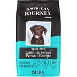 狗糧 American Journey 狗糧 幼犬糧 無穀物羊肉+甜薯配方 24lbs 或 (2包12kg夾袋) (AJDPL24)