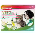 貓犬用保健用品 Beaphar VETO pure 幼犬/幼貓用 回歸自然滴劑 一盒3支 (17176)