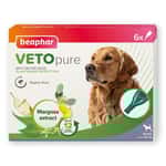 杜蟲殺蚤用品 Beaphar VETO pure 成犬用 回歸自然滴劑 一盒6支 (10881)