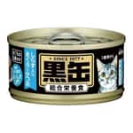 AIXIA AIXIA 愛喜雅 貓罐頭 黑缶系列 金槍魚鰹魚加白飯魚 80g (BCM-14)