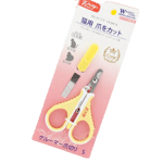 皮膚毛髮護理 Petiy Beauty 用具嚴選 剪刀型指甲鉗連銼刀套裝 貓貓專用 (Y91127)