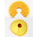 貓犬用日常用品 寵物超可愛防咬頸圈 向日葵 M碼