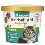 NaturVet Natural Hairball Aid Plus Pumpkin 60 Soft Chews (N3646) pet shop