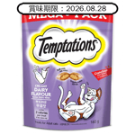 Temptations 貓零食 香滑牛奶口味 160g (10246854) (賞味期限 2026.08.28) 貓零食 寵物零食 Temptations 寵物用品速遞