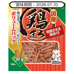 Petio 狗零食 日本產濃郁蒸雞條 高纖蔬菜 250g (90503105) (賞味期限 2026.07.31) 狗零食 Petio 寵物用品速遞