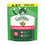 Greenies Greenies貓齒靈 貓零食 潔齒餅 Savory Salmon Flavor 三文魚 4.6OZ (GR205/10205312) (新舊包裝隨機發貨)