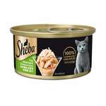 Sheba Sheba 日系貓罐頭 白身魚/吞拿 及嫩雞(湯汁) 85g (60018007)