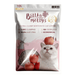 Bella & Molly s貝莉 極速超結團高級礦物貓砂 蘋果味 10L 貓砂 礦物貓砂 寵物用品速遞
