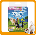 Unicharm 狗尿墊 狗尿片 Unicharm 寵物尿墊 狗尿墊 狗尿片 日本超小型犬適用 [3kg內 SSS碼 52枚]