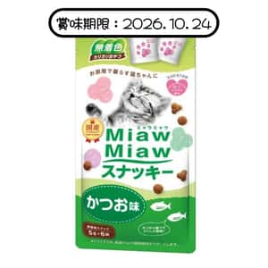 MiawMiaw AIXIA 愛喜雅 MiawMiaw 日本貓脆餅 鰹魚味 30g (MMS-7) (賞味期限 2026.10.24)
