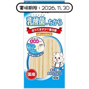 Petio 狗零食 乳酸菌 善玉菌牛乳棒 腸胃健康 40g (90502028) (賞味期限 2026.11.30) 狗零食 Petio 寵物用品速遞