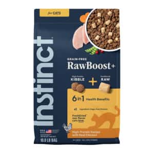 Instinct Instinct 貓糧 本能 貓糧 無穀物生肉系列 雞肉 10lb (658634) (新舊包裝隨機發貨)