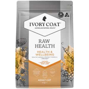 Ivory Coat Ivory Coat 貓糧 無穀物雞肉+生羊肺凍乾 健康管理養生成貓配方 4kg (ICS-261314)