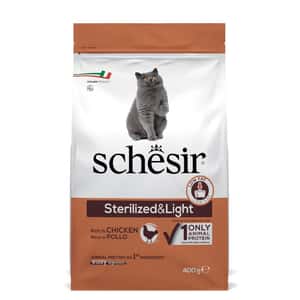 貓糧 Schesir 貓糧 絕育體重控制配方 雞肉 400g (SCH76006)