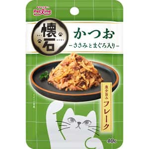 日本Petline 懷石軟包貓零食 鰹魚+雞肉風味 40g (PL-KSR-3) 貓零食 寵物零食 日清 寵物用品速遞