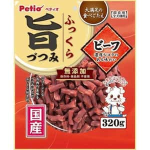 Petio Petio 狗零食 旨 無添加 鬆軟牛肉粒 320g (80505337)