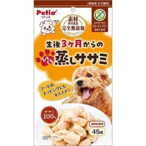 Petio Petio 狗零食 素材原味系列 完全無添加 蒸煮雞胸肉 45g (80505327)