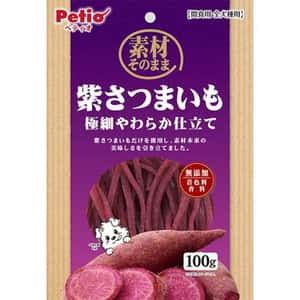 Petio Petio 狗零食 天然原味 香甜柔軟純紫薯軟條 100g (90503493)
