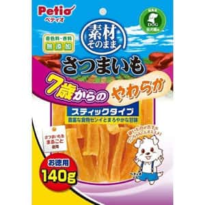 Petio 狗零食 柔軟紅薯條 (適合老年犬) 140g (80505349) 狗零食 Petio 寵物用品速遞