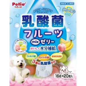 Petio 狗零食 乳酸菌保健補水啫喱 山羊奶味 16gx20粒 (90503556) 狗零食 Petio 寵物用品速遞