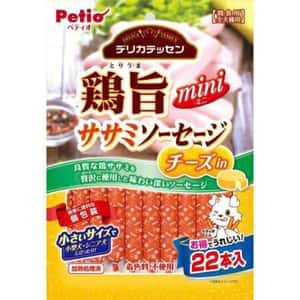 Petio 狗零食 雞旨 迷你香腸 雞肉+芝士味 22條裝 (80505341) 狗零食 Petio 寵物用品速遞