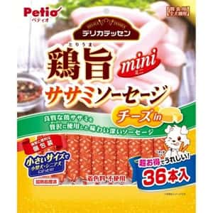 Petio 狗零食 雞旨 迷你香腸 雞肉+芝士味 36條裝 (90503658) 狗零食 Petio 寵物用品速遞