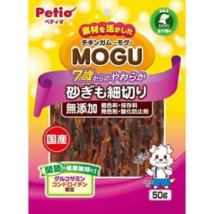 Petio 狗零食 MOGU 無添加 柔軟雞胗切絲 50g (80505324) 狗零食 Petio 寵物用品速遞