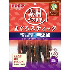Petio 狗零食 無添加 原條風乾吞拿魚棒 無穀物 55g (90503156) 狗零食 Petio 寵物用品速遞