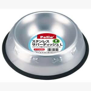 飲食用具 Petio 犬用 防滑不鏽鋼狗碗 大 (91600977)