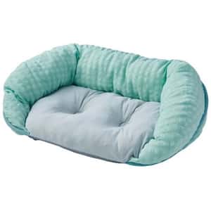 寵物床墊 狗床墊 Petio Porta 犬用冷感可手洗方形床 海藍色 M (91603406)