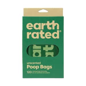 其他 Earth Rated 補充裝手提環保撿便袋 無香味 unscented Poop Bags 120個 (81607002)