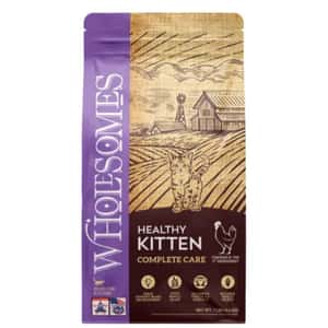 貓糧 (非賣品) Wholesomes 幼貓糧 全天然雞肉配方 HEALTHY KITTEN COMPLETE CARE 7lb 3.18kg (58052)