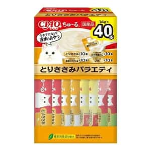CIAO CIAO 肉泥 貓零食 超奴BOX 雞肉什錦 14g×40入 (SC-423)