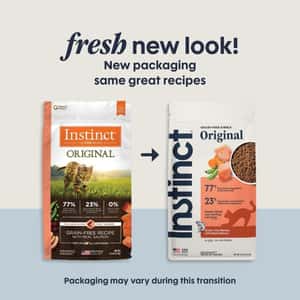 Instinct Instinct 貓糧 本能 貓糧 無穀物三文魚配方 10lb (658849) (新舊包裝隨機發貨)