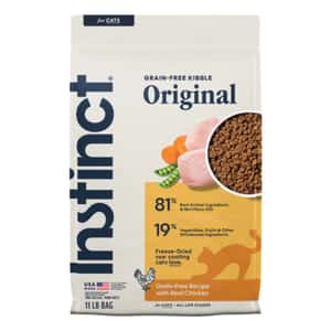 Instinct Dry Cat Food Original Grain-Free Recipe with Real Chicken 11lb (658566) pet shop