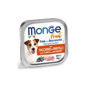 Monge Monge Fruits 狗餐盒 火雞藍莓 100g (MO3208) (新舊包裝隨機發貨)
