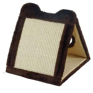 日本MARUKAN 三角形連毛毛球貓抓板 (CT-275) (圖片3)