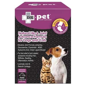 貓犬用保健用品 DR.pet 維骨素強化關節天然粉劑配方 165g (貓犬用) (DP0145A)