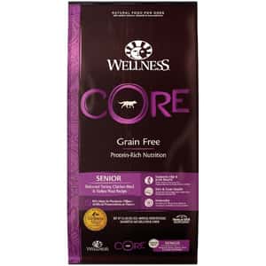 WELLNESS WELLNESS CORE 狗糧 無穀物 老犬配方 去骨雞及火雞 12lb (88451)