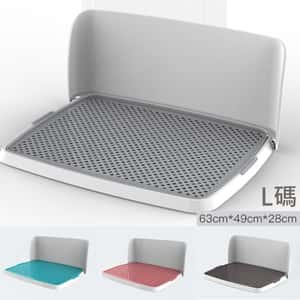 狗狗用品 PETBEST 狗狗專用 高身防噴狗廁所 L碼 (顏色隨機)