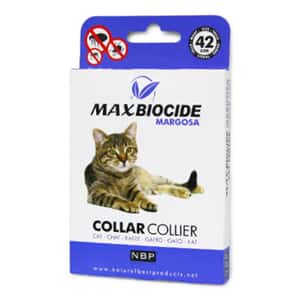 杜蟲殺蚤用品 Max Biocide 貓用苦楝油驅蚤頸帶 42cm (NW924649)