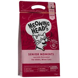 Meowing Heads Meowing Heads 貓糧 無穀物全天然年⾧貓配方 三文魚雞肉 3kg 或 (2包1.5kg夾袋) (MHSM3) (深紅)