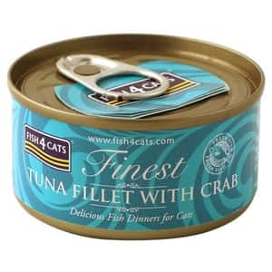 Fish4Cats Fish4Cats 貓罐頭 蟹肉+吞拿魚柳 70g (CTW618)