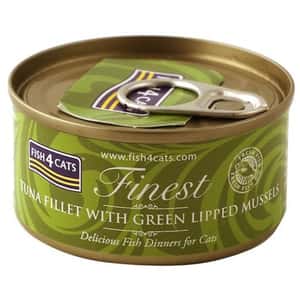 Fish4Cats Fish4Cats 貓罐頭 綠唇貽貝+吞拿魚柳 70g (CTW656)
