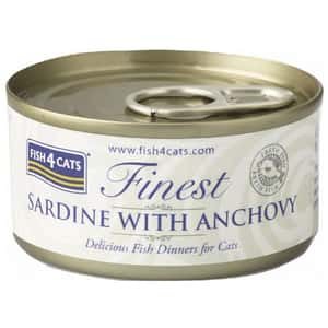 Fish4Cats Fish4Cats 貓罐頭 沙甸魚+鳳尾魚 70g (CSW859)