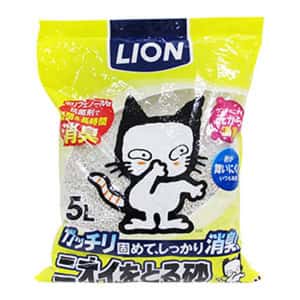 礦物貓砂 日本獅王LION Pet 強勁消臭礦物砂 5L