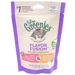 O'cheers 美國Greenies Dental Treats 貓齒靈貓咪潔齒餅 三文魚拼雞肉味 71g