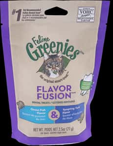 O'cheers 美國Greenies Dental Treats 貓齒靈貓咪潔齒餅 深海魚拼吞拿魚味 71g