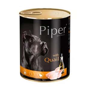 Piper Piper 黑鑽狗罐頭系列 成犬配方 鵪鶉 800g (PQ800)